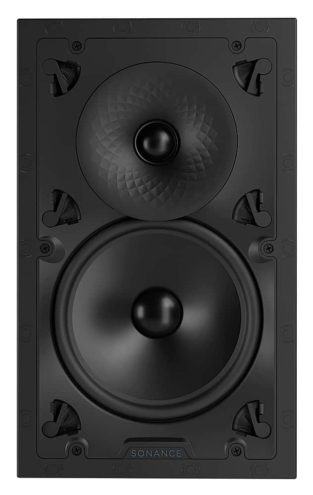 Sonance - VX82 RECTANGLE SINGLE SPEAKER - Visual Experience Series 8" 2-Way In Wall Speaker (Each) - Paintable White