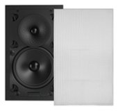 Sonance - VX82 RECTANGLE SINGLE SPEAKER - Visual Experience Series 8" 2-Way In Wall Speaker (Each) - Paintable White