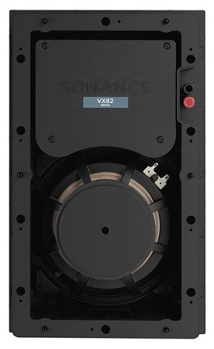 Sonance - VX82 RECTANGLE SINGLE SPEAKER - Visual Experience Series 8" 2-Way In Wall Speaker (Each) - Paintable White