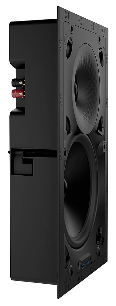 Sonance - VX82 RECTANGLE SINGLE SPEAKER - Visual Experience Series 8" 2-Way In Wall Speaker (Each) - Paintable White