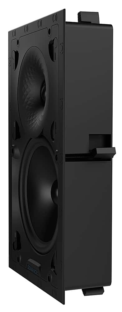 Sonance - VX82 RECTANGLE SINGLE SPEAKER - Visual Experience Series 8" 2-Way In Wall Speaker (Each) - Paintable White