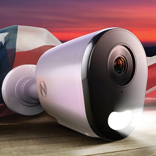 Night Owl - Indoor/Outdoor Add On Wired IP 4K Security Camera with 2-Way Audio - White