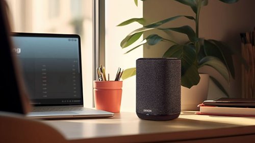 Denon - Home 150NV Smart Wireless Capability Powered Speaker - Black