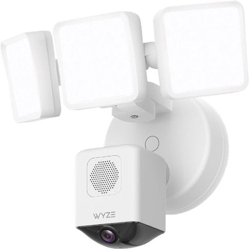Wyze - Floodlight Camera Pro, 3000 Lumen LEDs, 180° Wide View, 2k HD Outdoor Wi-Fi Floodlight Home Security Camera - White