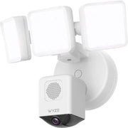 Wyze - Floodlight Camera Pro, 3000 Lumen LEDs, 180° Wide View, 2k HD Outdoor Wi-Fi Floodlight Home Security Camera - White