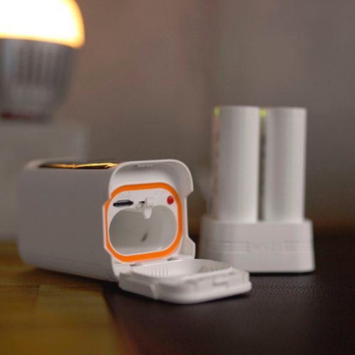 Wyze - Battery Cam Pro 2k HDR Wireless Outdoor/Indoor WiFi Security Camera with Motion Detection and Two-Way Audio - White