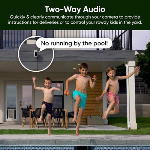 Wyze - Battery Cam Pro 2k HDR Wireless Outdoor/Indoor WiFi Security Camera with Motion Detection and Two-Way Audio - White