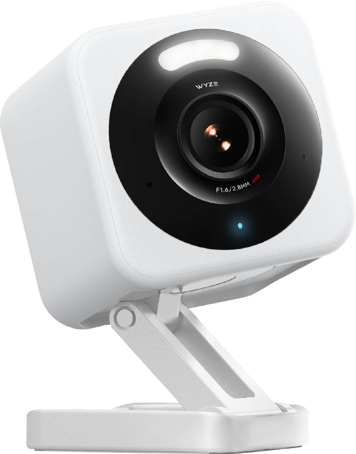 Smart Security Camera Wyze Cam v4 - 2.5K QHD Indoor/Outdoor WiFi Security Camera w/ Color Night Vision & Motion Alerts - White