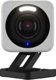 Wyze - Cam v4 - Indoor/Outdoor, Plug-in, 2.5K WiFi Security Camera with Color Night Vision & Motion Activated Spotlight - Gray