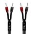 AudioQuest - 25FT Rocket 44 Full-Range Speaker Cable w/ 500 Series Banana Connectors - Silver/Black