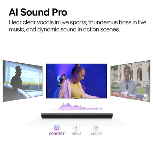 LG - 5.1-Channel S60TR Home Theater Soundbar with Wireless Subwoofer and Rear Speakers, Dolby Audio - Black