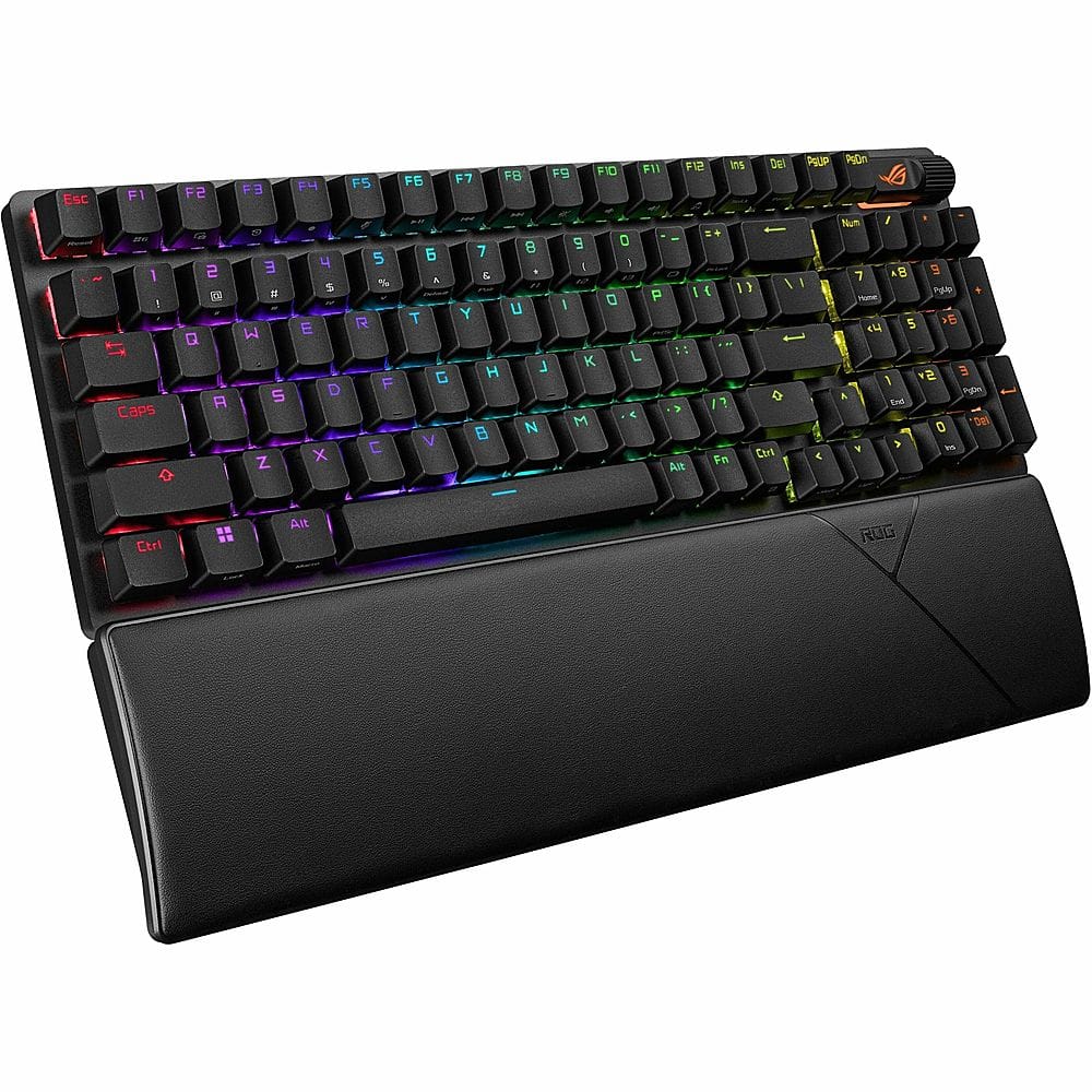 ASUS - ROG Strix Scope II 96 96% Wireless Mechanical Gaming Keyboard with Hot-Swappable ROG NX Snow Switches - Black