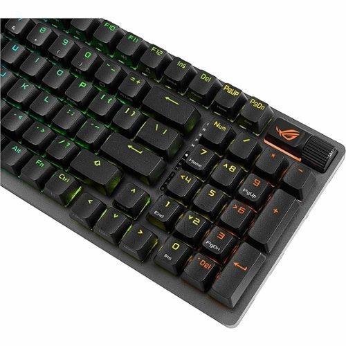 ASUS - ROG Strix Scope II 96 96% Wireless Mechanical Gaming Keyboard with Hot-Swappable ROG NX Snow Switches - Black
