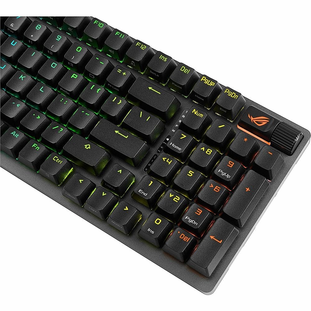 ASUS - ROG Strix Scope II 96 96% Wireless Mechanical Gaming Keyboard with Hot-Swappable ROG NX Snow Switches - Black
