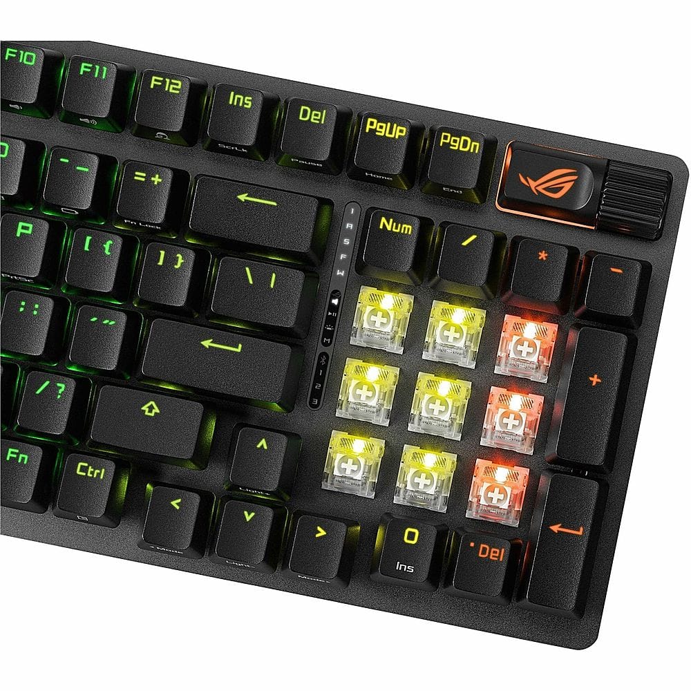ASUS - ROG Strix Scope II 96 96% Wireless Mechanical Gaming Keyboard with Hot-Swappable ROG NX Snow Switches - Black