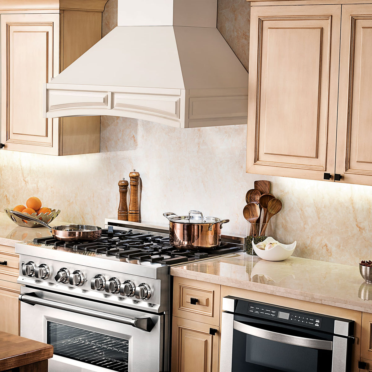 ZLINE - 30 inches - Externally Vented - Wall Range Hood - Cottage White