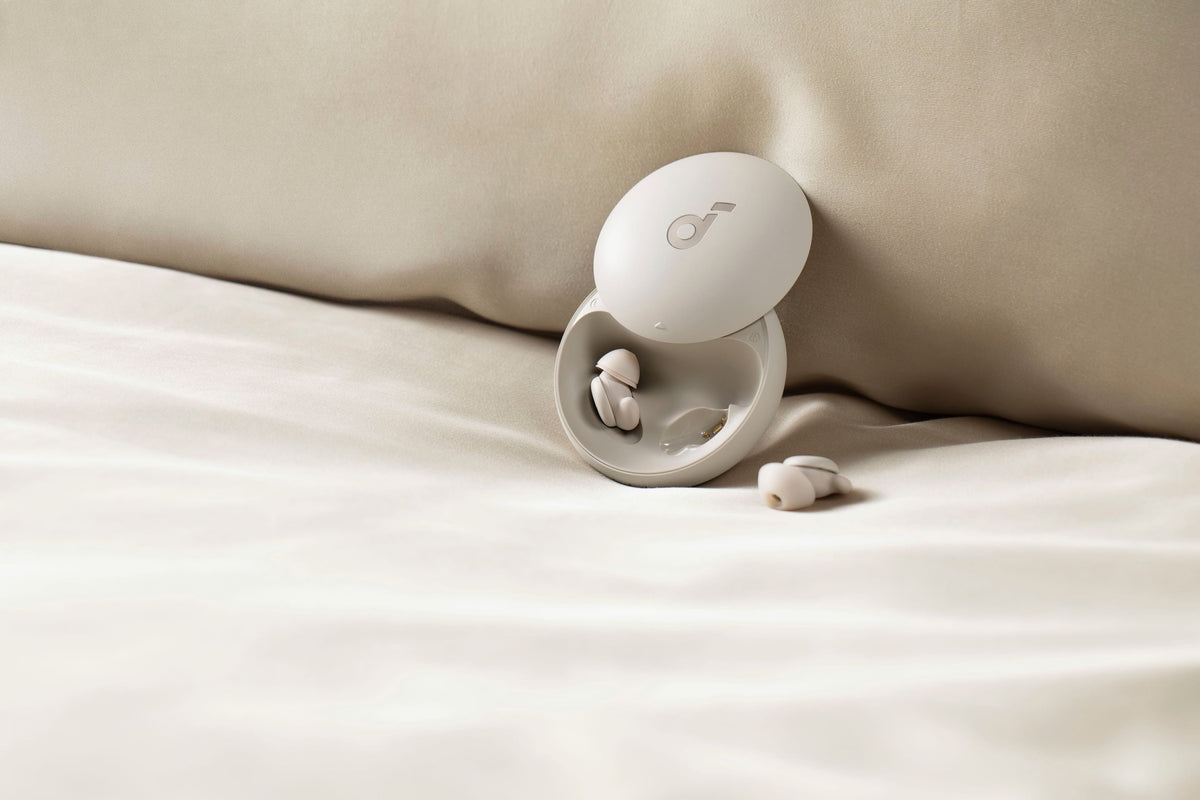 Soundcore - by Anker Sleep A20 Noise Masking True Wireless Earbud Headphones - Slumber Beige