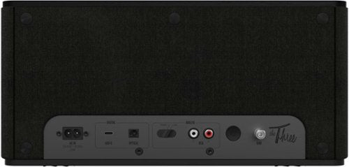 Klipsch - The Three Plus Premium Tabletop Bluetooth Speaker with Broadcast Mode - Matte Black