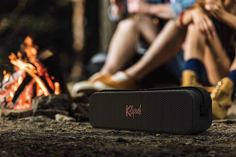 Klipsch - Detroit Portable Bluetooth Speaker - Black