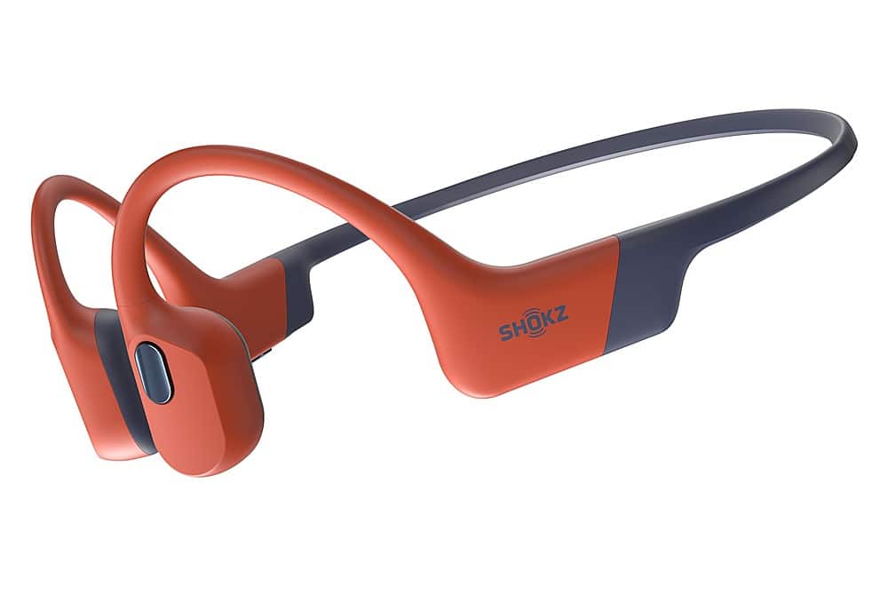 Shokz - OpenSwim Pro Wireless Bone Conduction Open-Ear Bluetooth Sports Headphones - Red