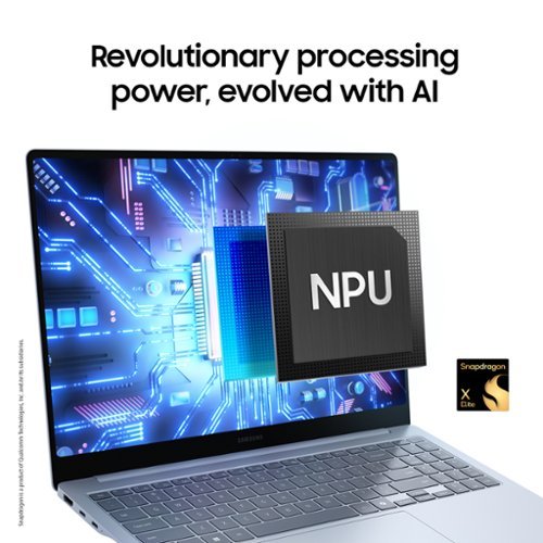 Samsung - Galaxy Book4 Edge - Copilot+ PC - 16" AMOLED Touch-Screen Laptop - Snapdragon X Elite 3.8Ghz- 16GB Memory- 1TB Storage - Sapphire Blue