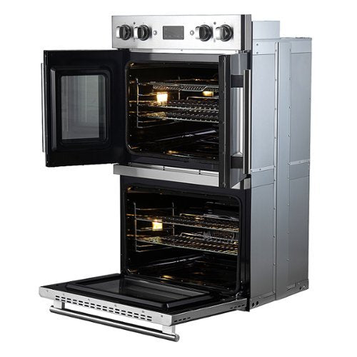 Forno Appliances - Asti 30 in. Electric Double Wall Oven with French Doors - Stainless Steel