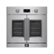 Forno Appliances - Asti 30 in. Single Electric Convection Wall Oven with French Doors - Stainless Steel