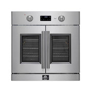 Forno Appliances - Asti 30 in. Single Electric Convection Wall Oven with French Doors - Stainless Steel