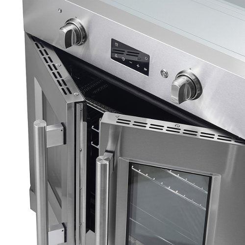 Forno Appliances - Asti 30 in. Single Electric Convection Wall Oven with French Doors - Stainless Steel