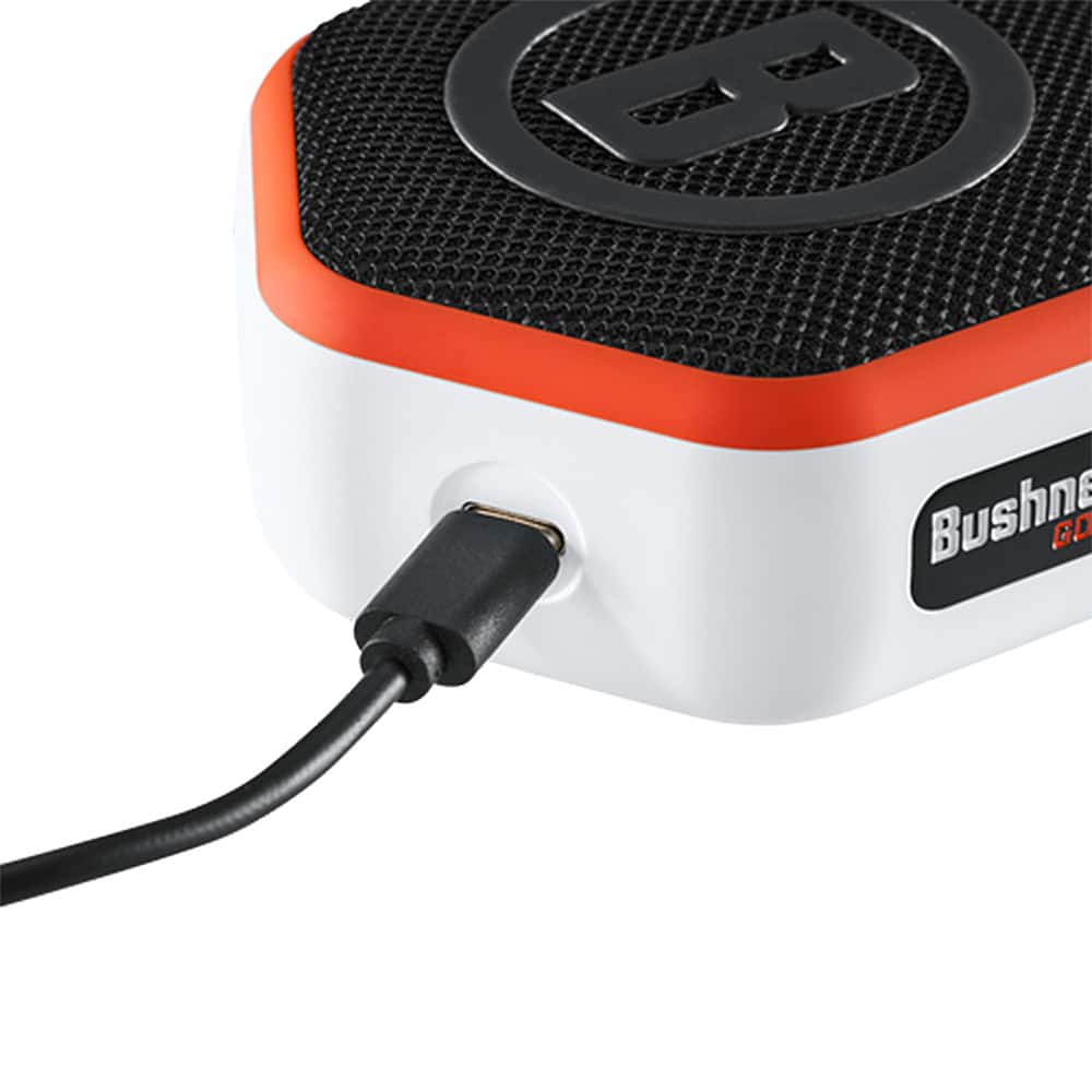 Bushnell - Wingman Mini 4" Golf GPS Bluetooth Speaker - Orange/White
