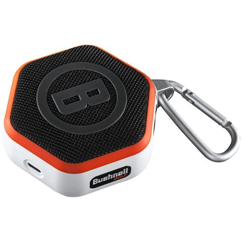 Bushnell - Wingman Mini 4" Golf GPS Bluetooth Speaker - Orange/White