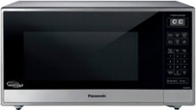 Panasonic - 1.6 Cu. Ft. 1250Watt Countertop Microwave Oven with Cyclonic Inverter Technology - Stainless Steel/silver