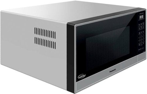 Panasonic - 1.6 Cu. Ft. 1250Watt Countertop Microwave Oven with Cyclonic Inverter Technology - Stainless Steel/silver