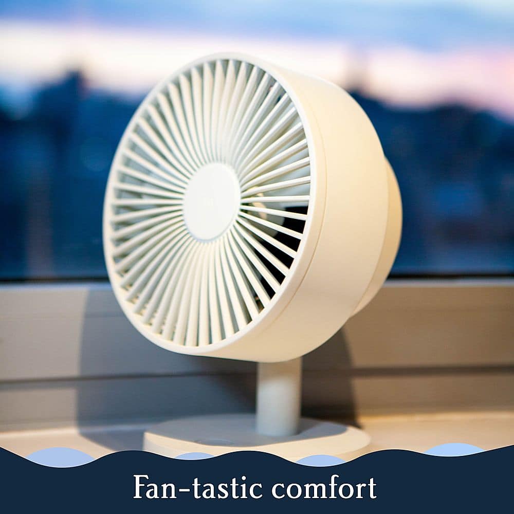 Windmill - Smart Whisper-Quiet Air Circulator and Fan with 5 speeds and Remote - Marine
