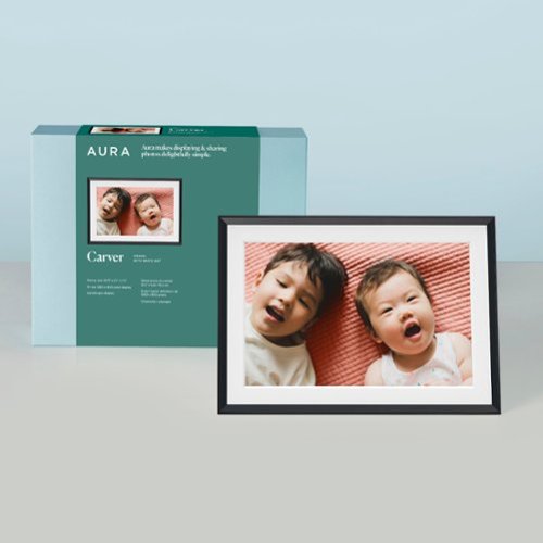 Aura Home - Carver 10" Digital Wifi Frame - Matted Gravel