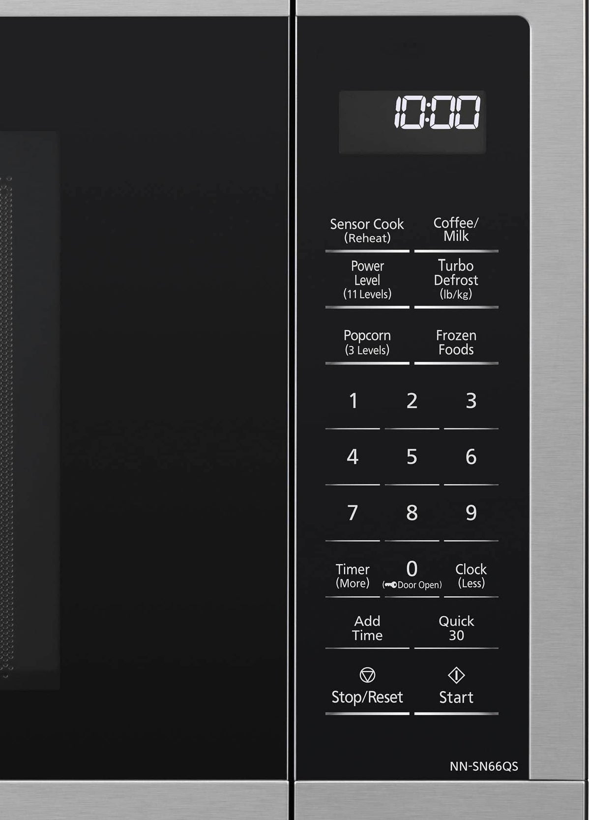 Panasonic - 1.2 Cu. Ft. 1200-Watt Countertop Microwave Oven with Inverter Technology - Stainless Steel