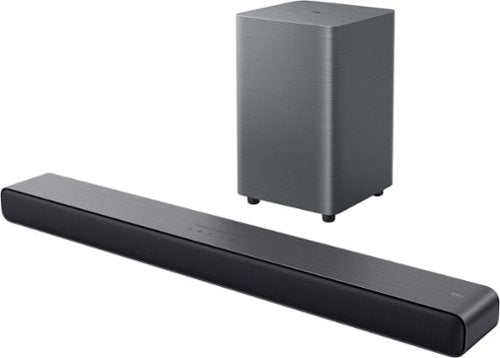 TCL - S55H 2.1 Channel S-Class Soundbar with Wireless Subwoofer, Dolby Atmos - Black