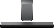 TCL - S55H 2.1 Channel S-Class Soundbar with Wireless Subwoofer, Dolby Atmos - Black