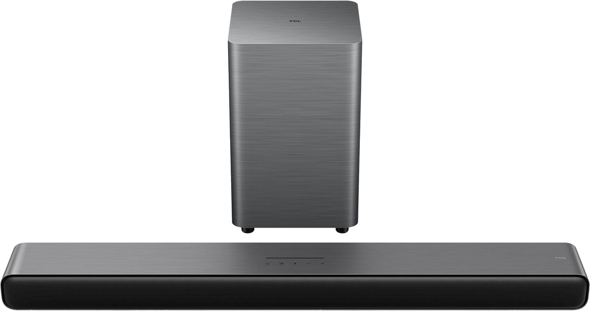 TCL - S55H 2.1 Channel S-Class Soundbar with Wireless Subwoofer, Dolby Atmos - Black