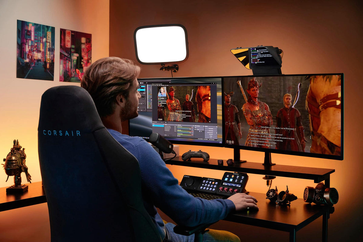 Elgato - Prompter - All-in-One Teleprompter with Built-in Screen - Black