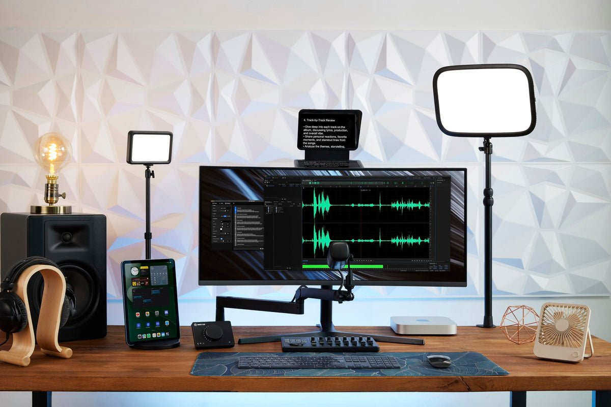 Elgato - Prompter - All-in-One Teleprompter with Built-in Screen - Black