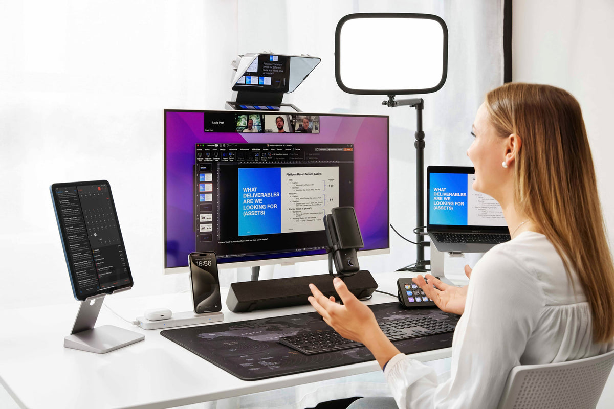 Elgato - Prompter - All-in-One Teleprompter with Built-in Screen - Black