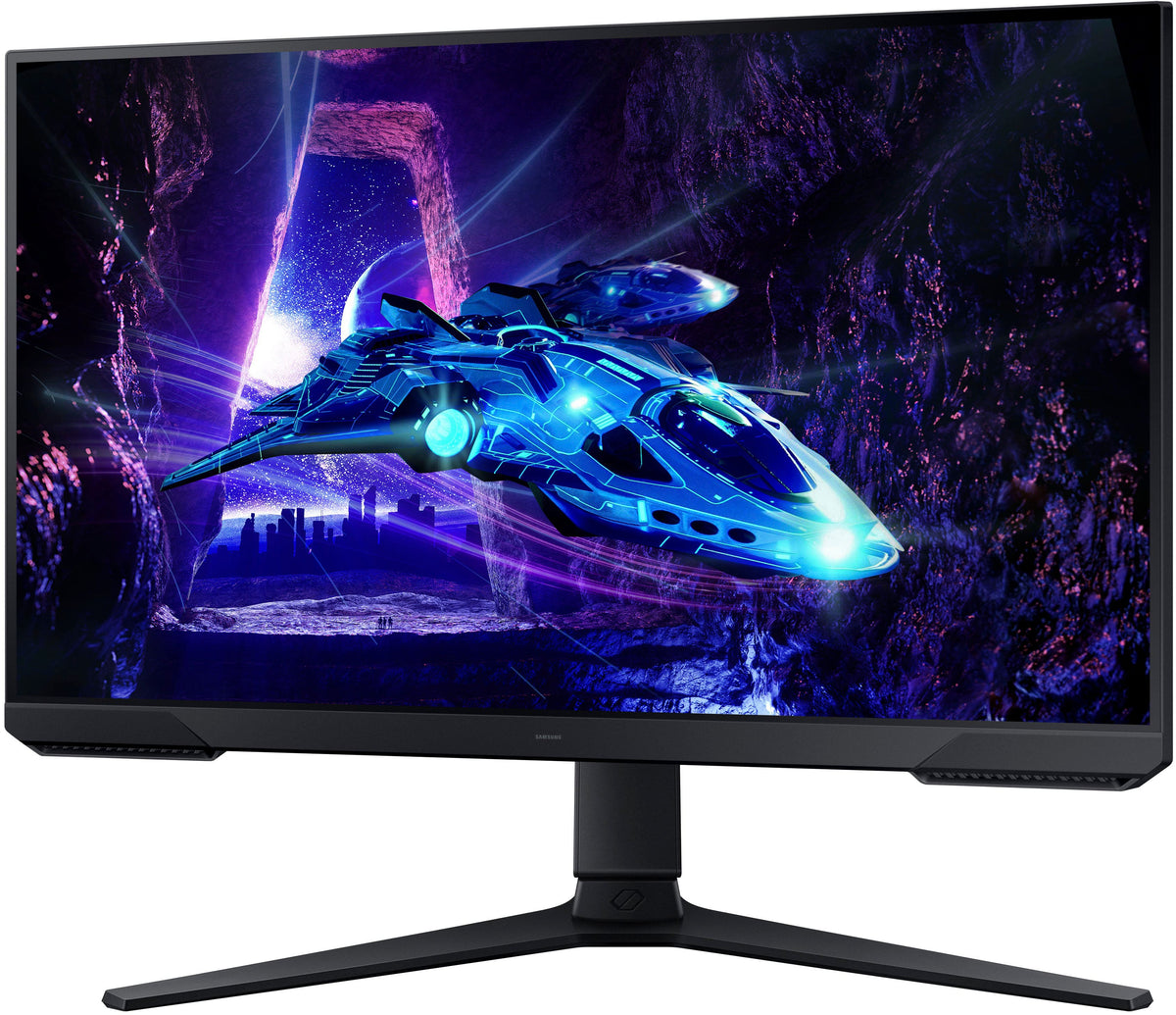 Samsung - Odyssey G30D 24" LED FHD AMD FreeSync Premium 180Hz 1ms Gaming Monitor (DisplayPort, HDMI) - Black