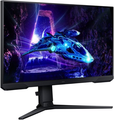 Samsung - Odyssey G30D 24" LED FHD AMD FreeSync Premium 180Hz 1ms Gaming Monitor (DisplayPort, HDMI) - Black