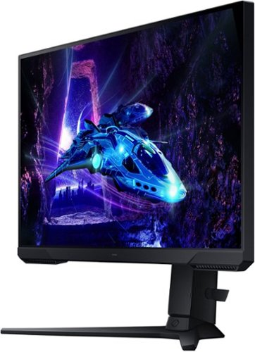 Samsung - Odyssey G30D 24" LED FHD AMD FreeSync Premium 180Hz 1ms Gaming Monitor (DisplayPort, HDMI) - Black