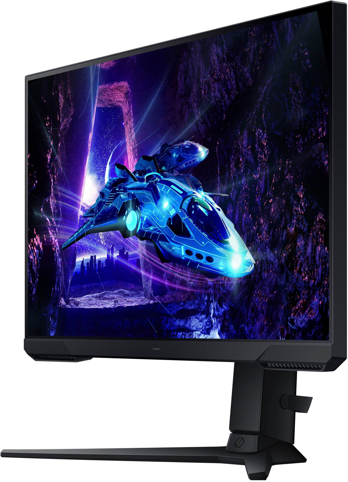 Samsung - Odyssey G30D 24" LED FHD AMD FreeSync Premium 180Hz 1ms Gaming Monitor (DisplayPort, HDMI) - Black