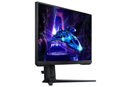 Samsung - Odyssey G30D 24" LED FHD AMD FreeSync Premium 180Hz 1ms Gaming Monitor (DisplayPort, HDMI) - Black