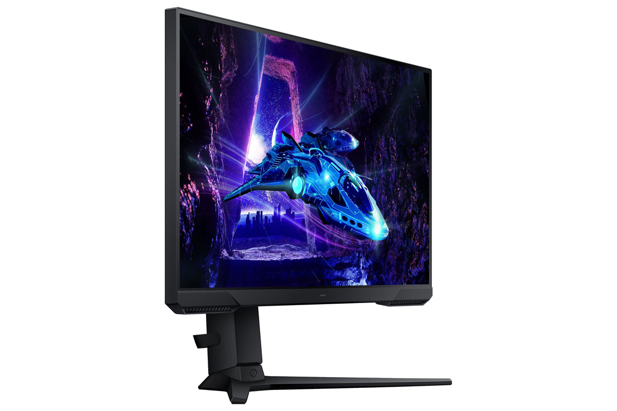 Samsung - Odyssey G30D 24" LED FHD AMD FreeSync Premium 180Hz 1ms Gaming Monitor (DisplayPort, HDMI) - Black