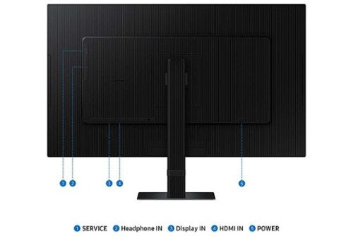 Samsung - 27” ViewFinity S7 LED 4k UHD 60Hz Monitor with HDR 10 (DisplayPort, HDMI) - Black
