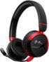 HyperX - Cloud Mini Wireless Headset for PC, PS5, PS4, Xbox Series X|S, Xbox One, Nintendo Switch, Chromebook, and Mobile - Red/Black